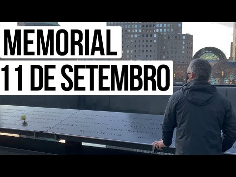 Memorial do 11 DE SETEMBRO no World Trade Center em Nova York