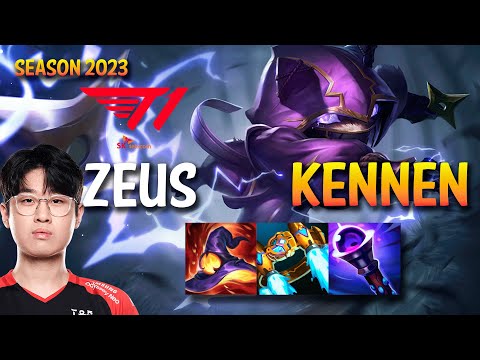 T1 Zeus KENNEN vs JAYCE Top - KR Ranked