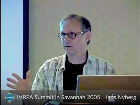 IVRPA Summit in Savannah 2005: Hans Nyberg