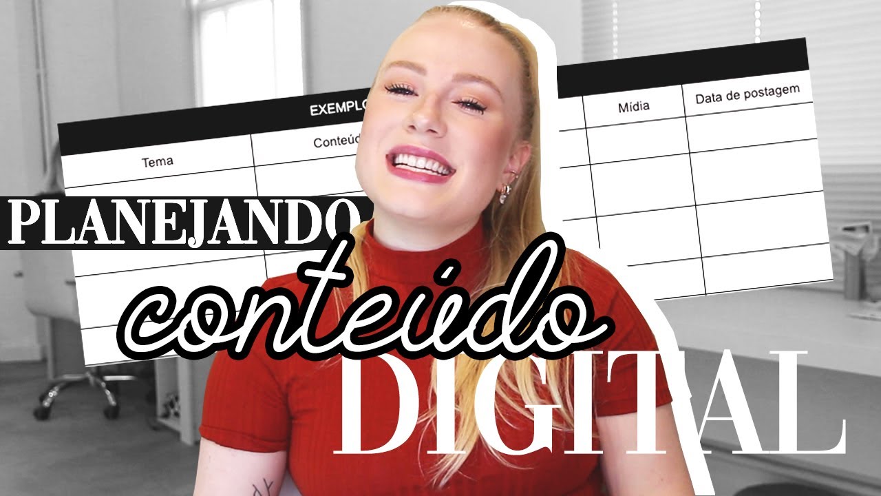 como fazer uma planilha de conteúdo para as redes sociais