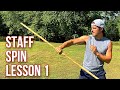 STAFF SPINNING For Beginner Tutorial Technique 1 Figure 8