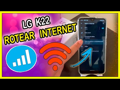Como rotear a internet no LG K22