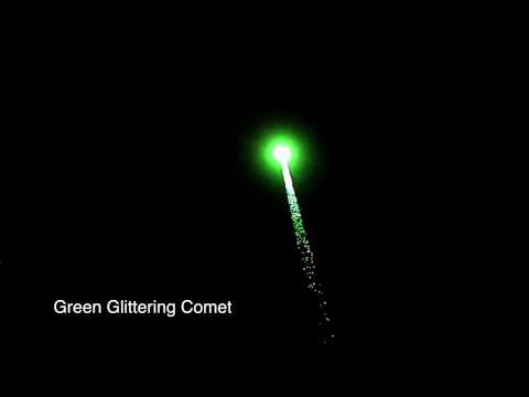Green Glittering Comet