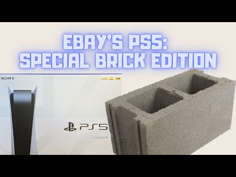 PS5 ORDERED ON EBAY ARRIVES AS A BRICK ebay seller sends costumer a brick instead of a playstation 5
