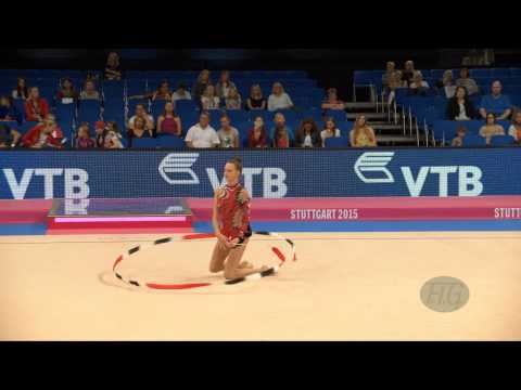 Elena MILENKOVIC (CRO) 2015 Rhythmic Worlds Stuttgart - Qualifications Ribbon