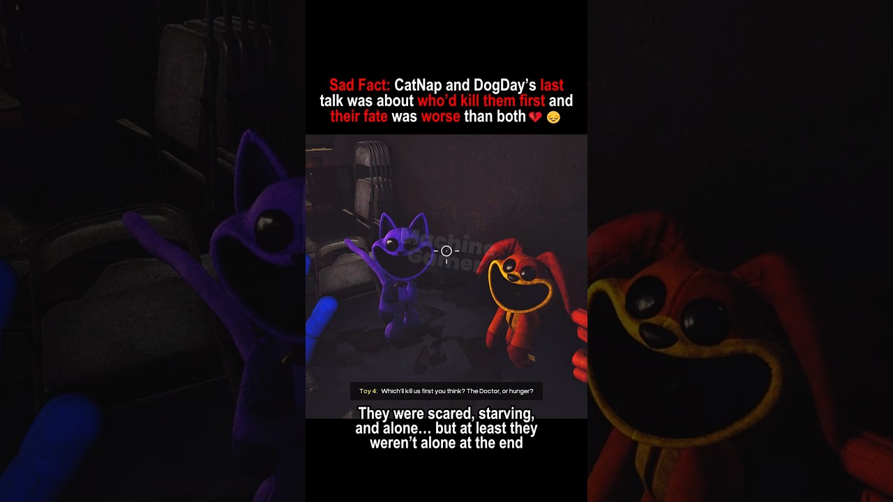 Catnap and Dogday last conversation 💔😭 #poppyplaytimechapter5 #poppyplaytime #trending #shorts