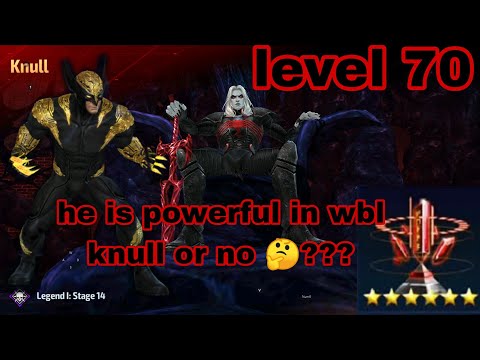 wolverine level 70 vs knull stage 14 mff