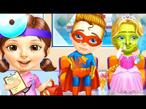 Kids Game -Sweet Baby Girl Superhero Hospital Care - Play Fun Princess Care Makeover Games for Girls