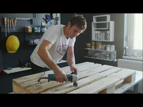 BAUHAUS uradi sam - vješalica od drvene palete