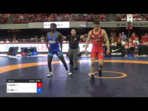 61 Kg Quarterfinal Tyler Graff Titan Mercury Wrestling Club TMWC Vs Earl Hall Titan Mercury Wrestl