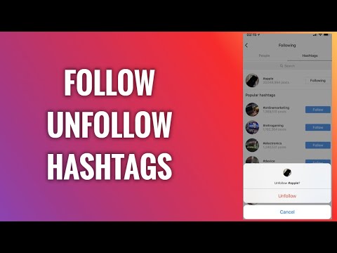 How To Follow And Unfollow Hashtags On Instagram