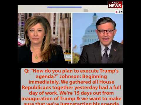 Vance on UK; Sen Graham: GET IT DONE! Speaker Johnson: jumpstarting Trump's agenda