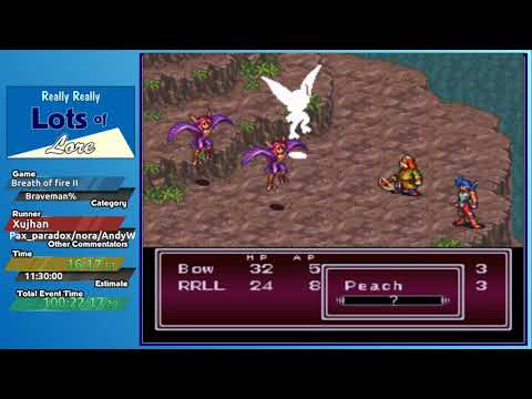 Breath of Fire II Braveman% World Record by Xujhan Really Really Long a Thon Lots of Lore