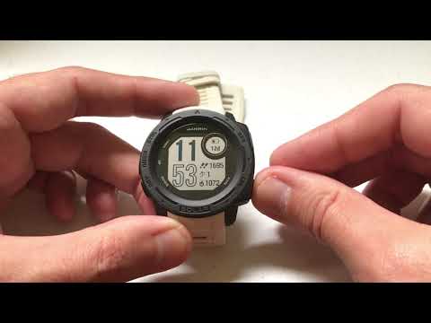 Garmin Instinct - Add a Widget