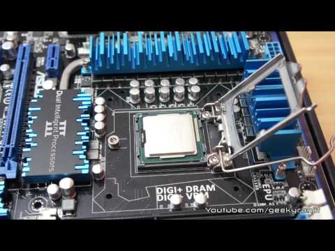 How to install intel cpu on a motherboard