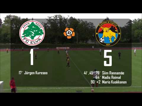 25. voor 2017: Rakvere JK Tarvas - FC Elva 5:1 (2:1)