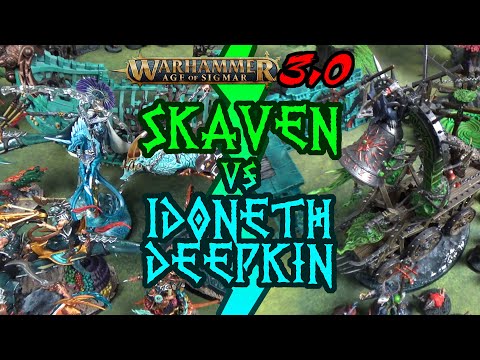 Skaven vs Idoneth Deepkin Age of Sigmar 3.0 2000 Point Battle Report