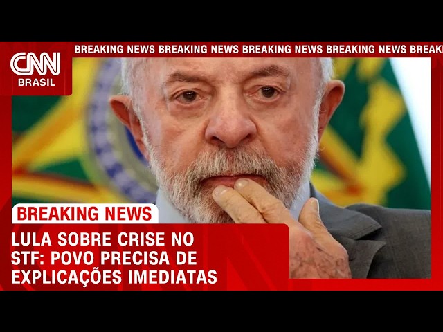 Lula se pronuncia sobre crise no STF e cobra transparência em caso Master | LIVE CNN