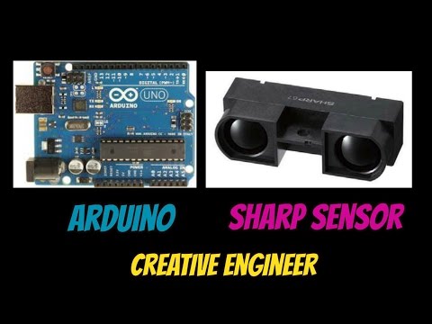 Sharp Distance Sensor 2y0a02 video