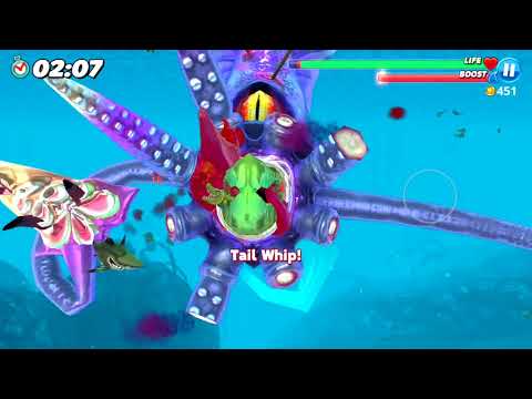 Colossal Squid Live Contest (Win Premium Bone Piercing) - Hungry Shark World