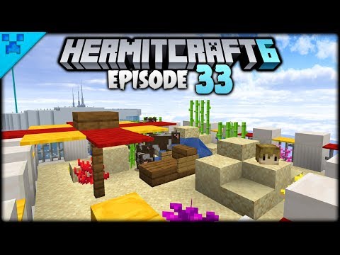 THERE'S COWS ON YOUR SKYSCRAPER ROOF! | Hermitcraft 6 (Minecraft Survival Let's Play) | Episode 33