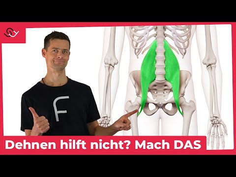 Hüftbeuger verkürzt und Dehnen hilft nicht? Mach das!