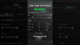 Download lagu TPP AIM SETTINGS ✅ For Guide BGMI & PUBG MOBILE 🥷✅ #pubgmobile #systumm_01_yt #bgmi mp3