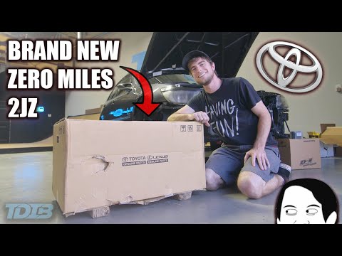 We Got a BRAND NEW Toyota 2JZ CRATE ENGINE (Zero Mile 2JZ Unboxing)