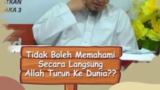 Download lagu Tidak Boleh Memahami Secara Langsung Allah Turun ke Dunia - Ustadz Dzulqarnain bin Muhammad Sunusi mp3