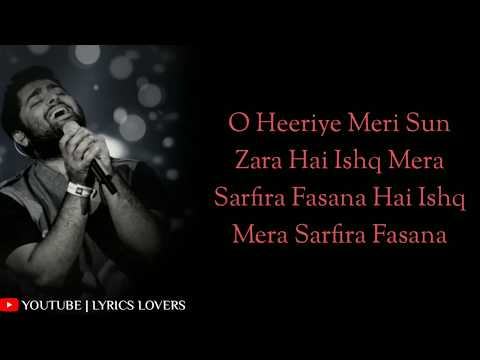 (LYRICS): HEERIYE | ARIJIT SINGH, SHREYA GHOSHAL |  HIMESH R, VISHAL M | HAPPY HARDY AND HEER 1