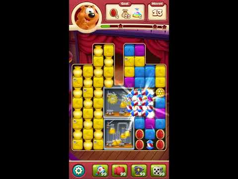 Toon Blast Level 8299 - NO BOOSTERS 🐻🐺🐱 | SKILLGAMING ✔️