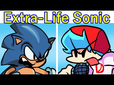 Friday Night Funkin' VS Extra-Life Sonic (High-Effort Revival) FNF Mod