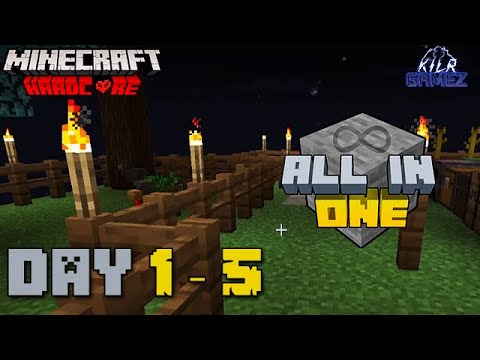 Ultimate Minecraft Modpack Survival - Day 1-5