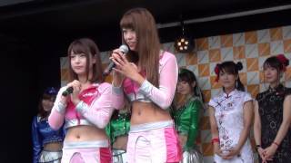 2016 D1GP Rd.7 & Ex. お台場⑦ 来栖りなさん 水嶋ななさん 美人レースクイーン AQM Girls