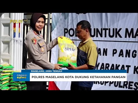 POLRES MAGELANG KOTA LAKSANAKAN GERAKAN PANGAN MURAH