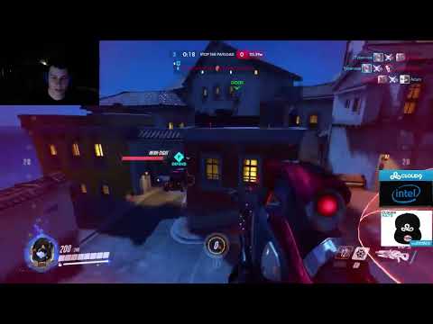 Overwatch C9 Surefour Playing 82 Level Rank Games As Widowmaker/Tracer