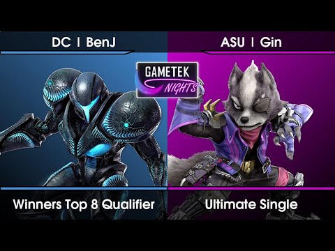 Gametek Night 2022.27 - BenJ (Dark Samus) Vs. Gin (Wolf) SSBU Ultimate Tournament