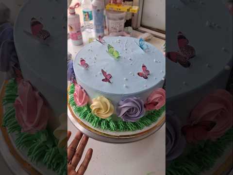 Butterfly.#cake design #birthdaycake