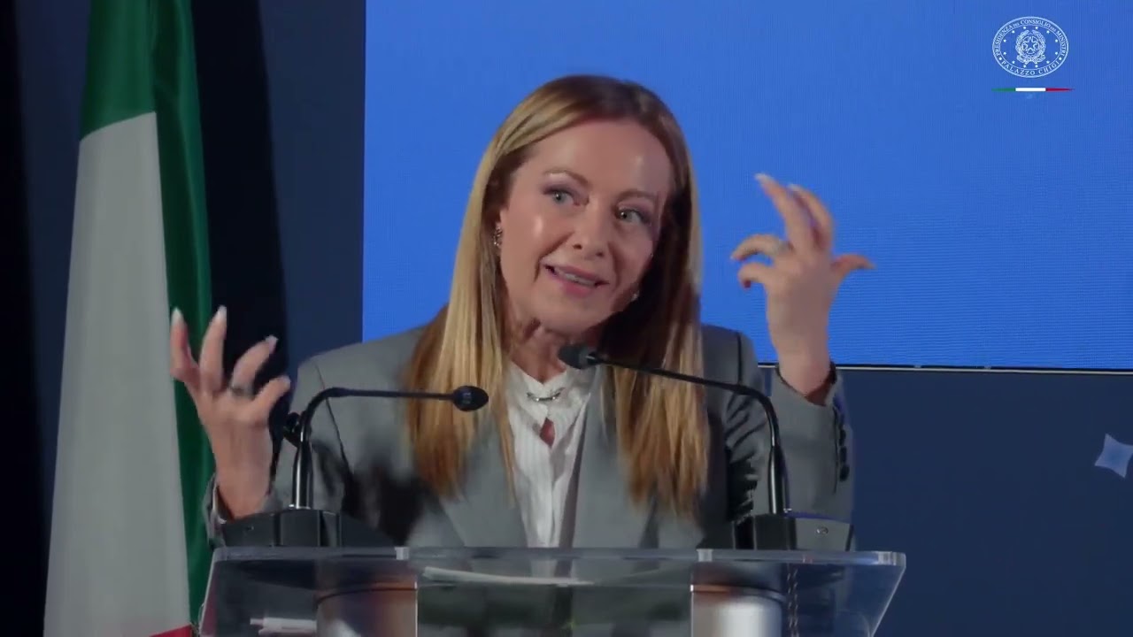 🔵 GIORGIA MELONI INTERVIENE ALLA PRESENTAZIONE DEL PIANO "GLI STUDENTI ITALIANI IN EUROPA"