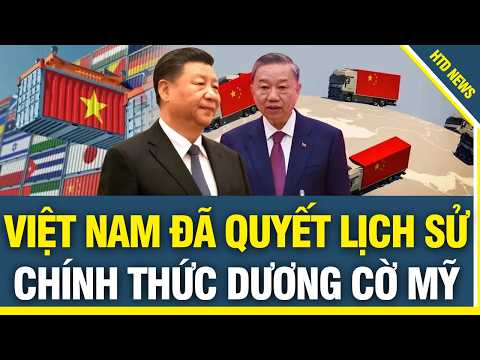 China cries out in despair, Vietnam makes a historic decision, officially shaking hands with Pres...