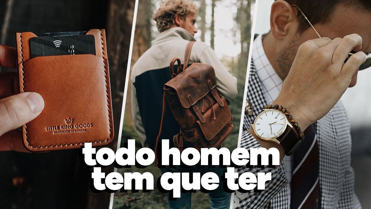 8 ITENS ESSENCIAS que TODO HOMEM deveria ter | MODA MASCULINA 2024