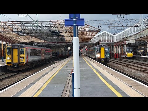 Rush Hour Trains at: Crewe, WCML, 13/03/25
