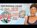 GLEE HAIR REMOVAL CREAM REVIEW | Hair Removal Cream Down There | Glee vs Nair Hair Removal Cream