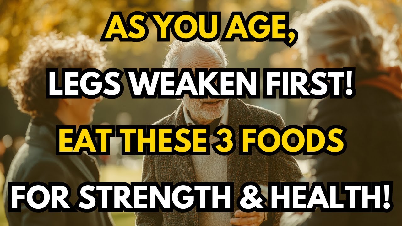 WARNING: YOUR LEGS ARE GETTING WEAKER! EAT THESE 3 FOODS TO STAY STRONG & MOBILE! | WISE ELDERS