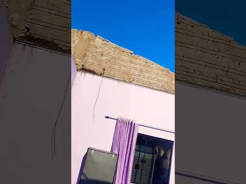 #Vendaval arranca telhado inteiro no Sul de Rondônia #Colorado do Oeste RO parte 01