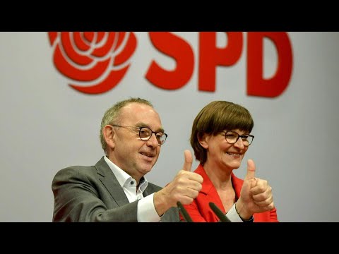 Esken und Walter-Borjans zu SPD-Vorsitzenden gewählt | AFP