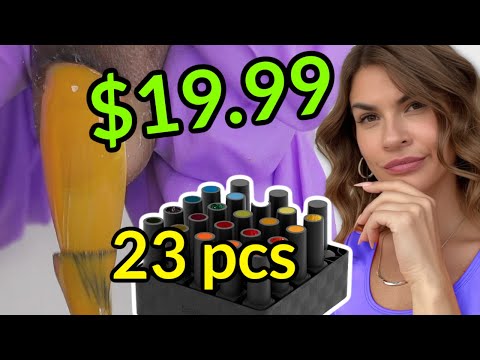 Affordable & Good Quality Gel Polishes & Tips from Amazon 💫 Fall Nail Art with Beetles Kit