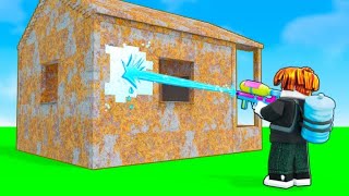 Cleaning Houses at Roblox!
