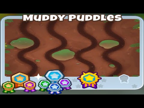 Bloons TD6 (No Commentary) Muddy Puddles [Hard] Standard