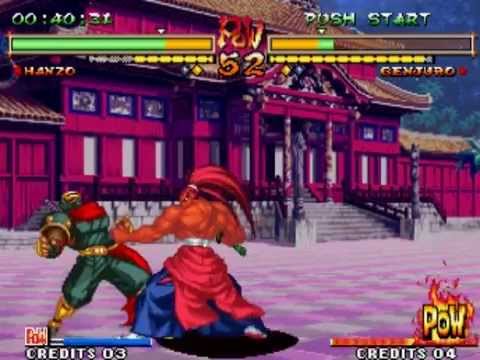 Samurai Shodown V Special Hattori Hanzo VS Kibagami Genjuro